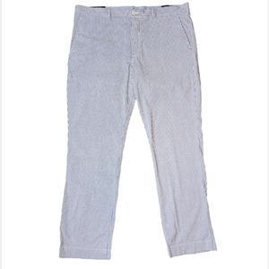 Polo Ralph Lauren Stretch Straight Fit Pants Blue and White Striped 40x32 New